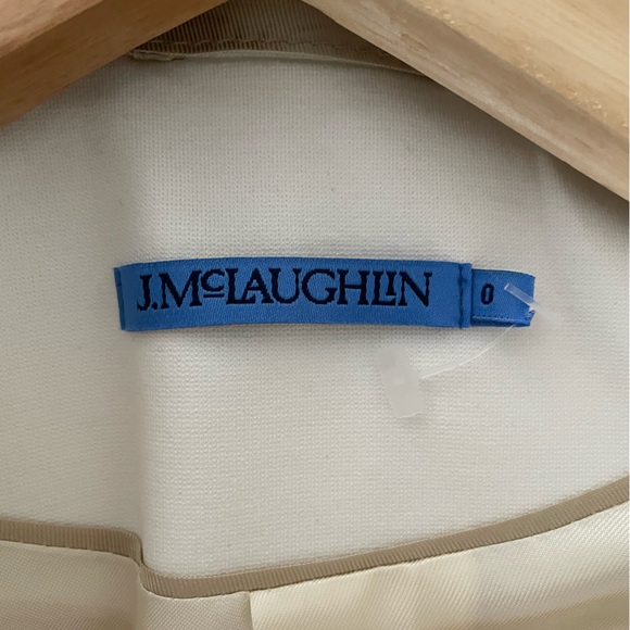 J. McLaughlin Marlowe Women's Blazer, white, size 0 - Picture 6 of 14